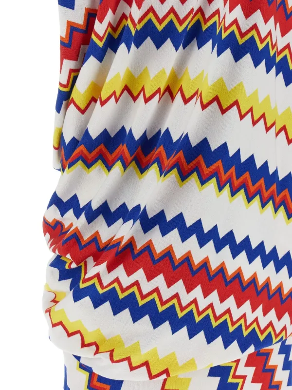 【関税込み】missoni PEPLOS DRESS Missoni Peplos Dress | White | FARFETCH OM