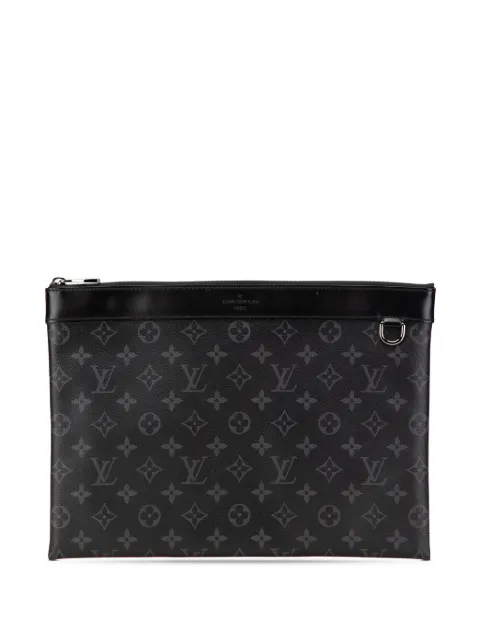 Louis Vuitton Pre-Owned 2017 Monogram Eclipse Discovery Pochette GM clutch bag
