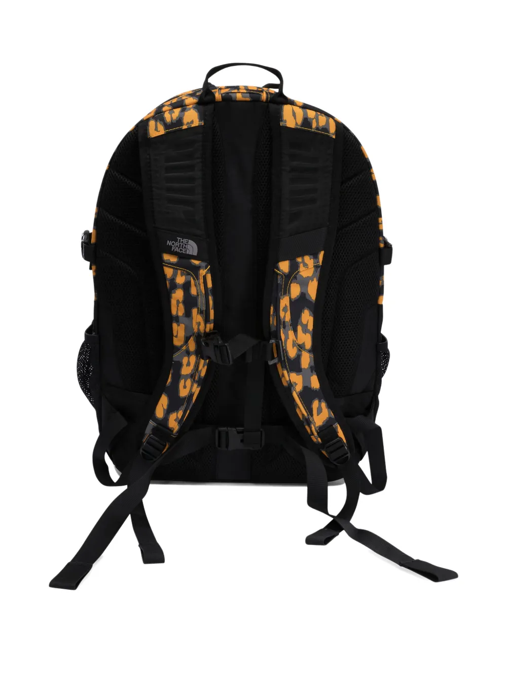 The North Face Leopard-print Drawstring Backpack In Black