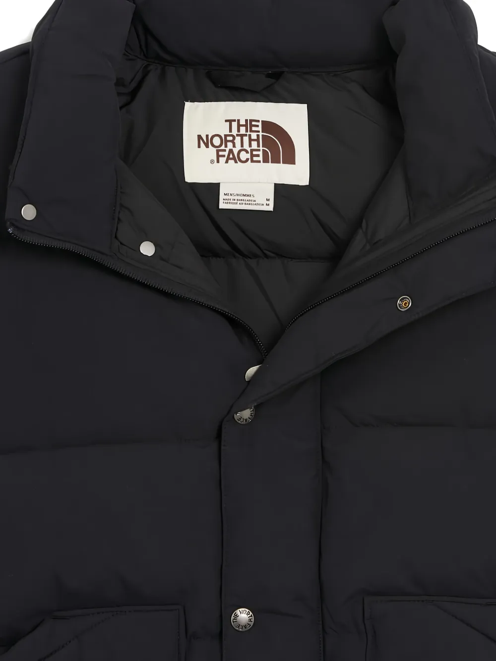 The North Face M66 bodywarmer met drukknoopsluiting Zwart