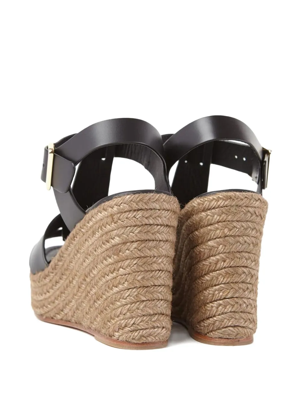 Paloma Barceló 100mm Alison wedge sandals Black