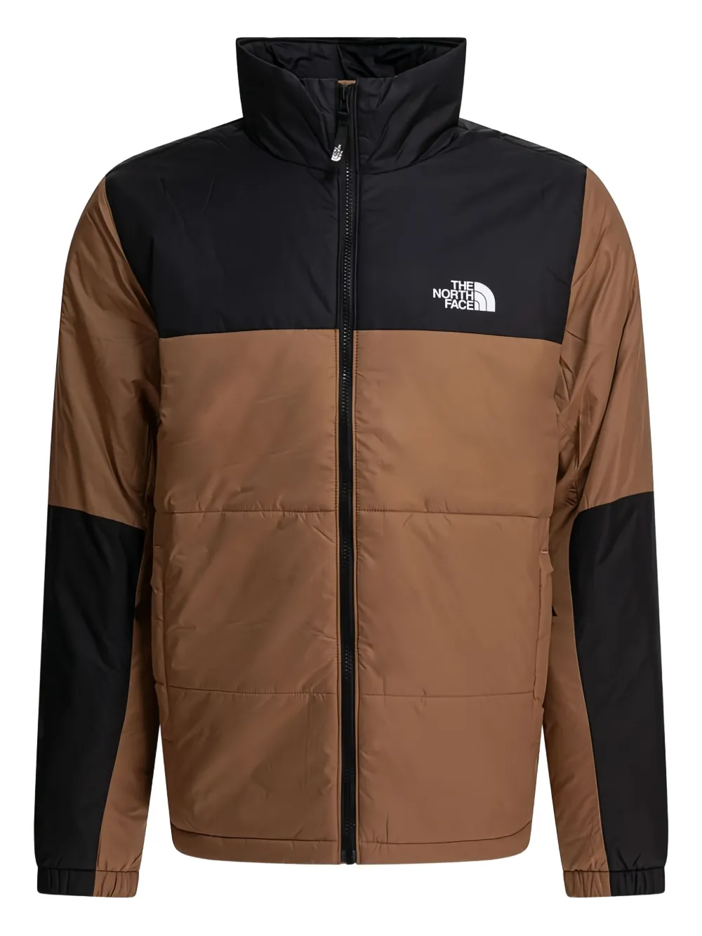 The North Face two-tone quilted jacket - ブラウン The North Face two-tone quilted jacket - ブラウン
