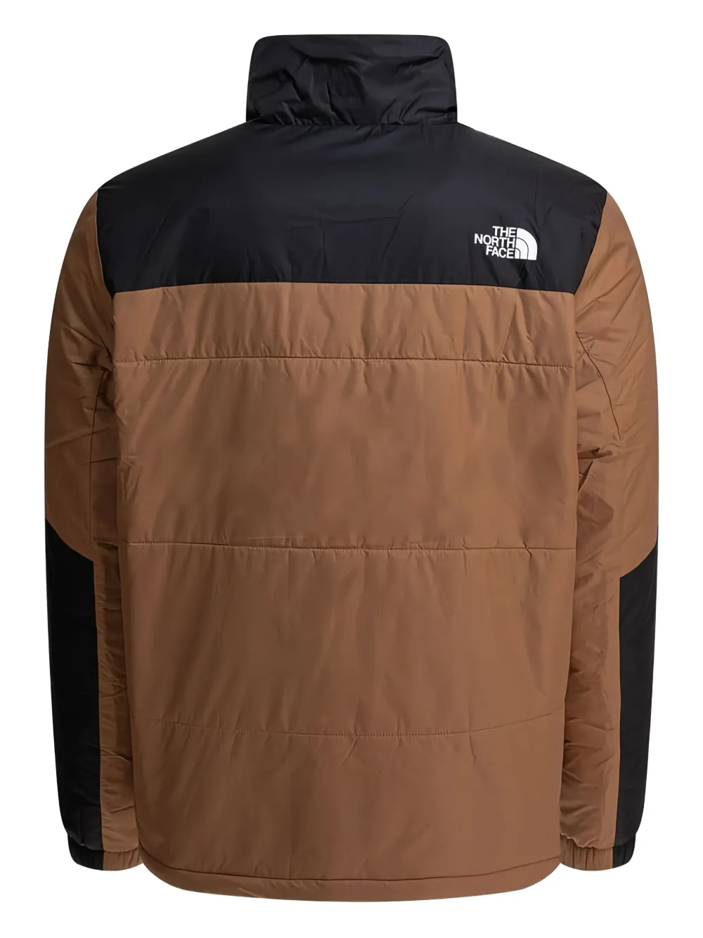 The North Face Tweekleurig gewatteerd jack Bruin