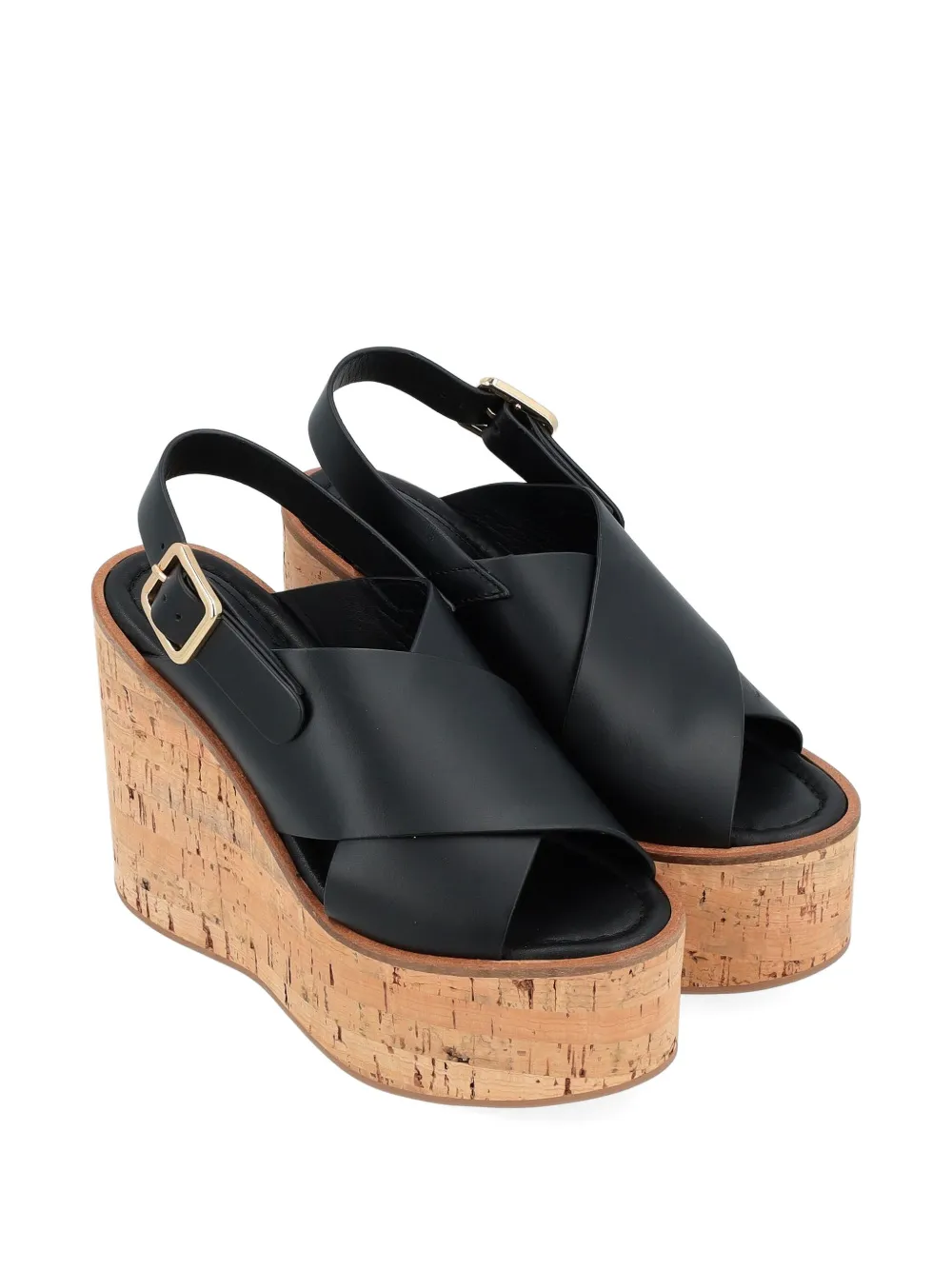 Paloma Barceló 110mm crossover slingback wedge sandals | Heeled Sandals | Image 2