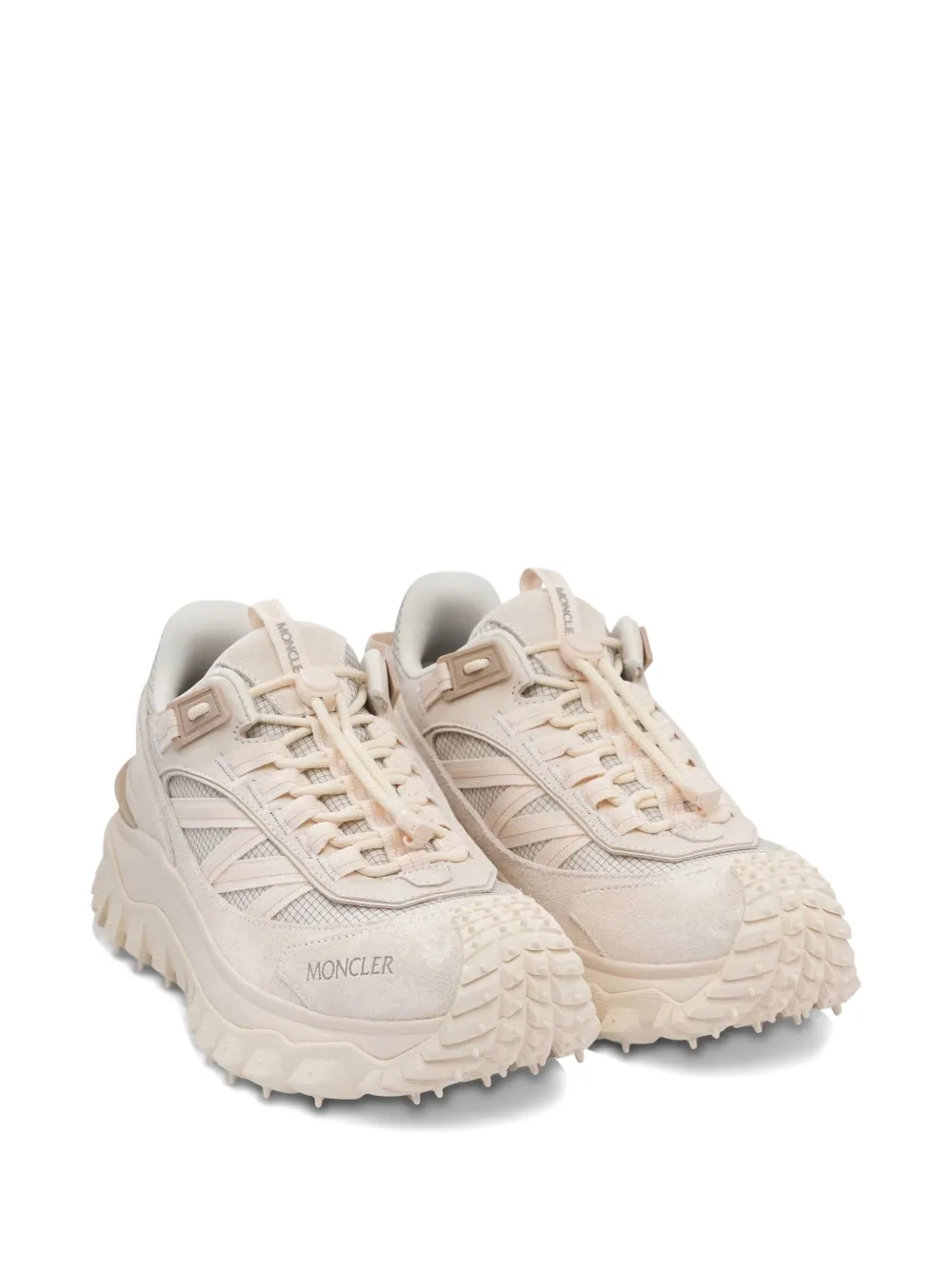 Moncler Trailgrip rubber-tread trainers Neutrals