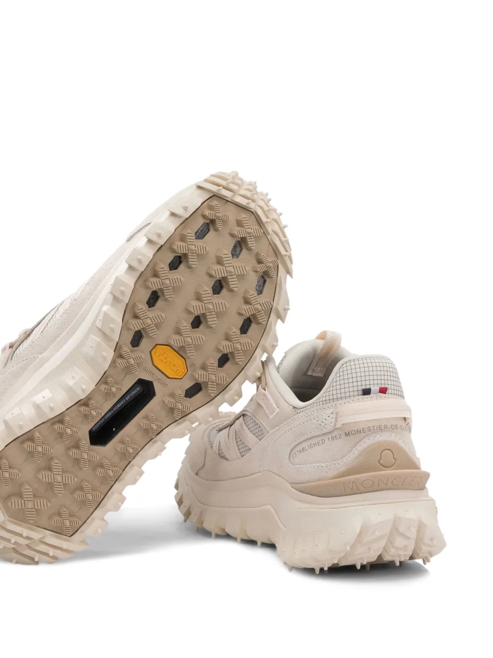 Moncler Trailgrip rubber-tread trainers Neutrals