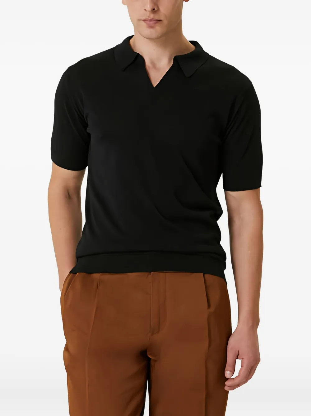 John Smedley Noah cotton polo shirt | Image 2
