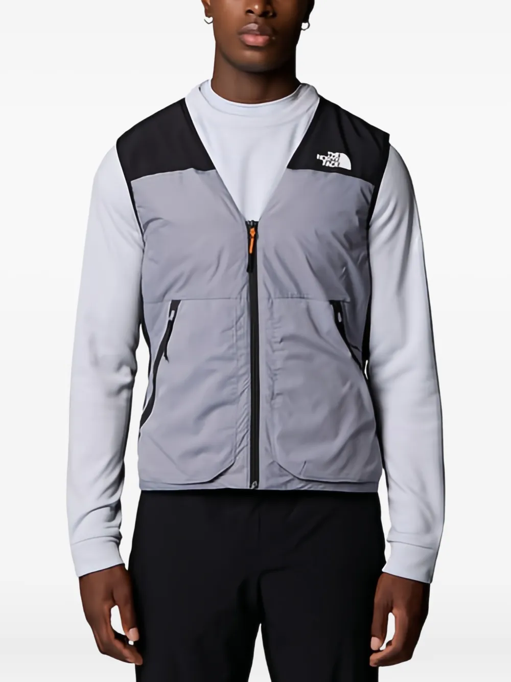 The North Face Mountain Athletics Utility Zip-front Gilet In Gray