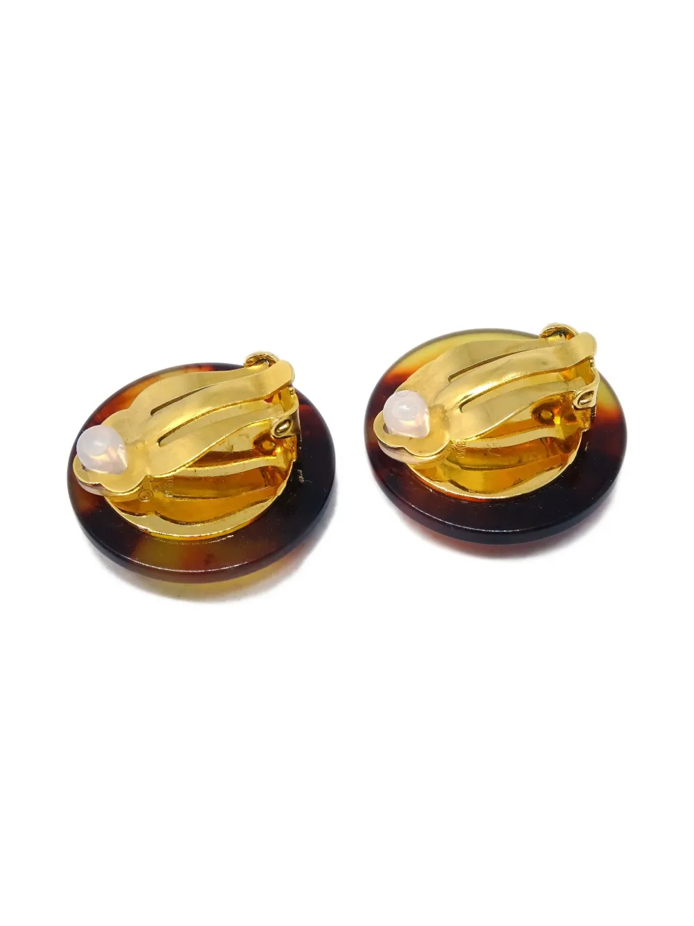 Pre-owned Chanel 1997 Cc Clip-on Earrings