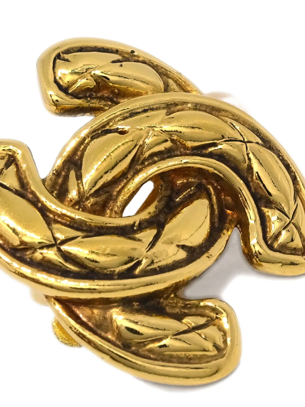 Pre-owned Chanel 1990-2000's Cc Clip-onc Earrings