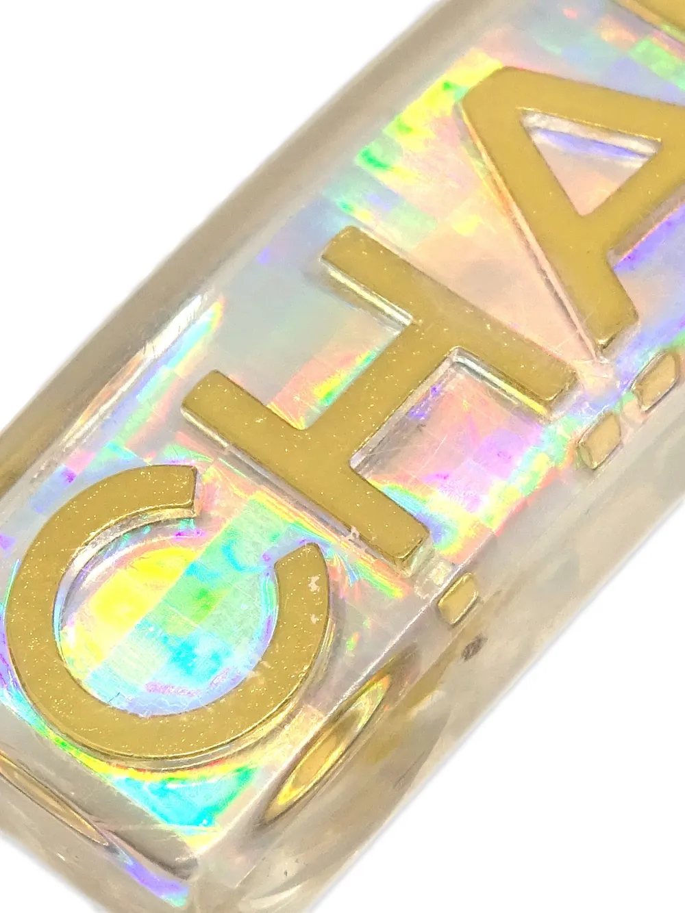 Chanel Pre-owned 1997 Logo-lettering Hair Clip - Neutrals 