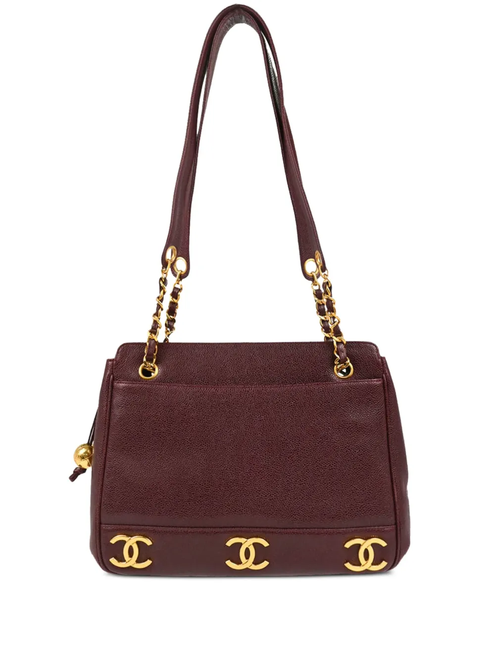 CHANEL Pre-Owned 1995 Schultertasche mit CCs | Rot | Image 1