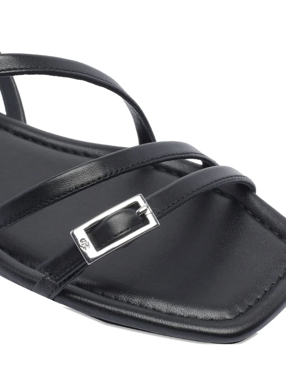 Stuart Weitzman Georgie flat sandals Black