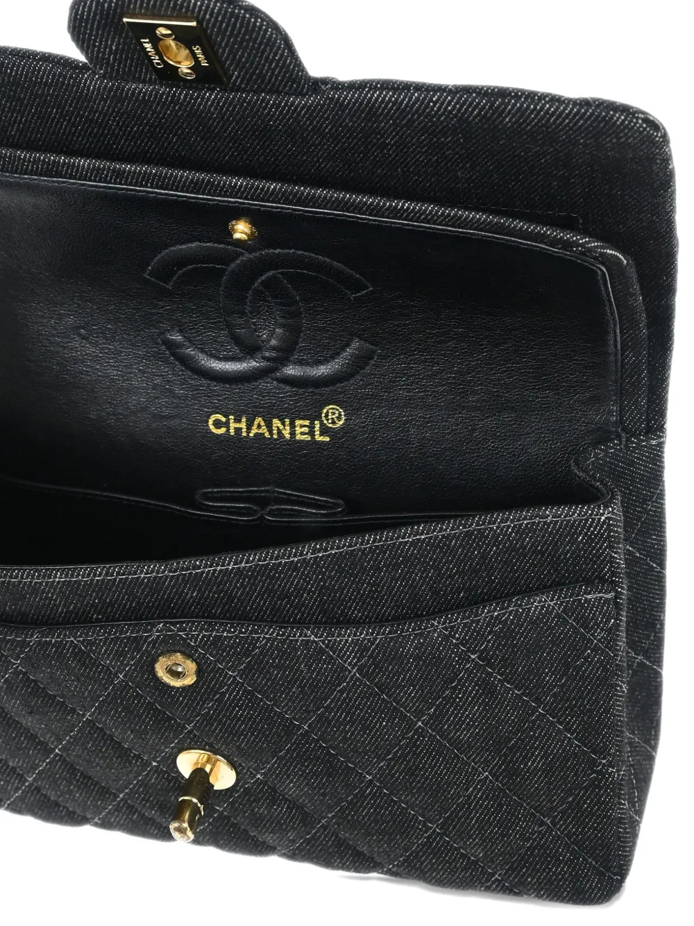Pre-owned Chanel 1998 Small Double Flap Shoulder Bag