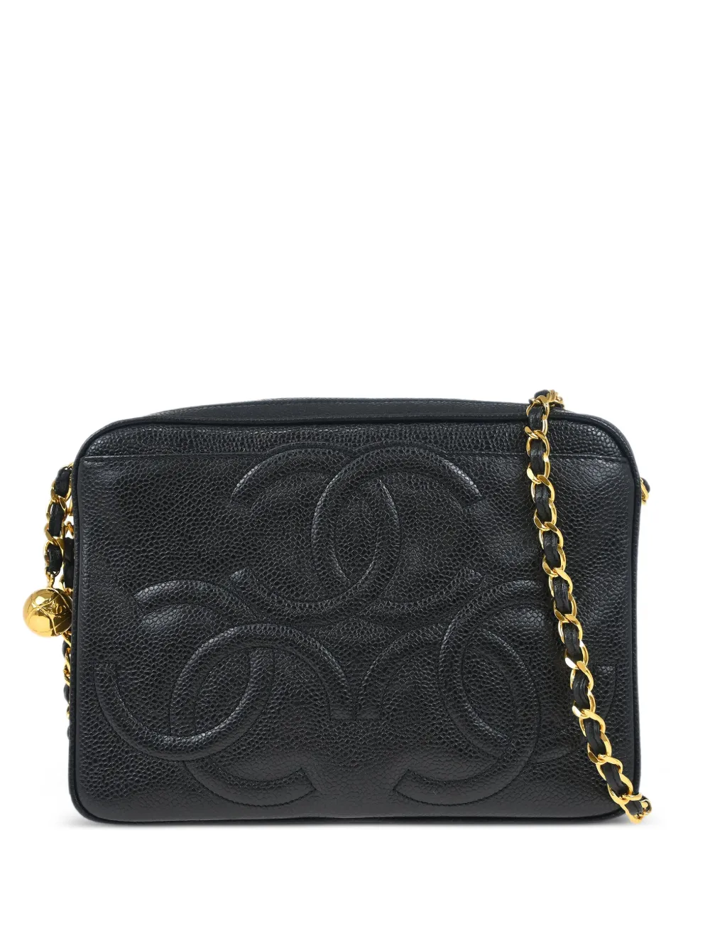 CHANEL Pre-Owned 1995 small Triple CC shoulder bag | Black | Image 1