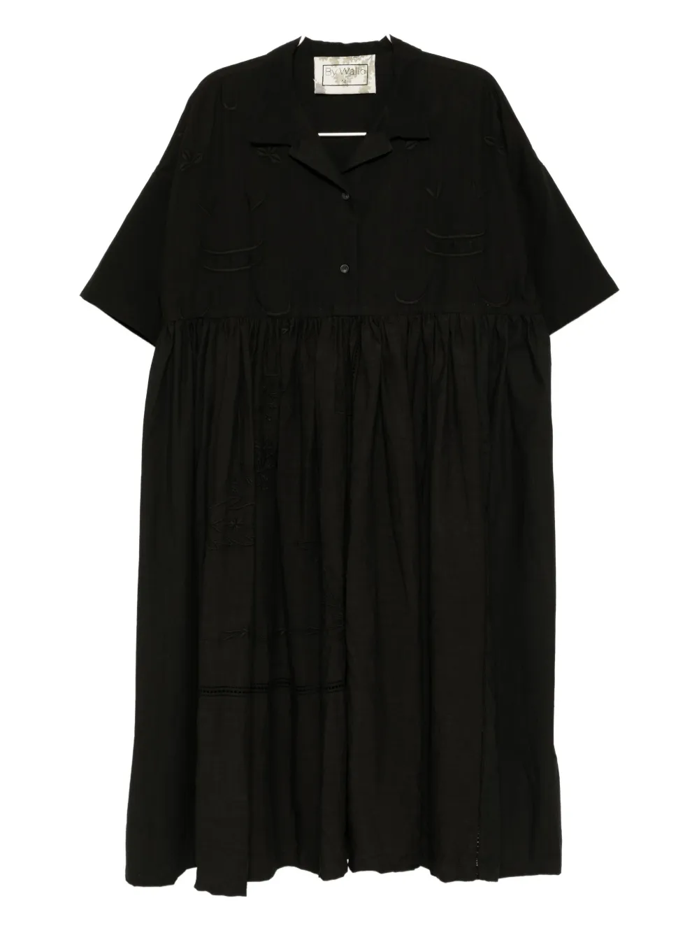 By Walid Cotton Dress In Black