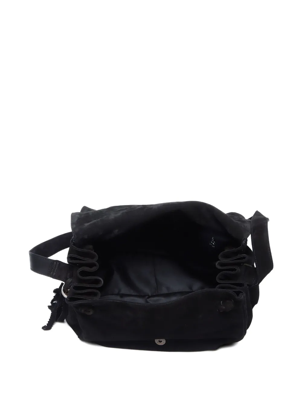 Pre-owned Chanel 1994-1996 Cc Mark Shoulder Bag In Black