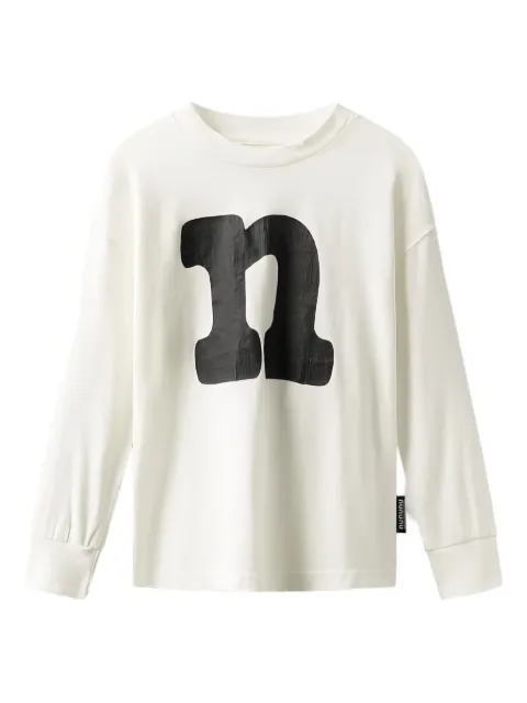 Nununu graphic-print long-sleeve top