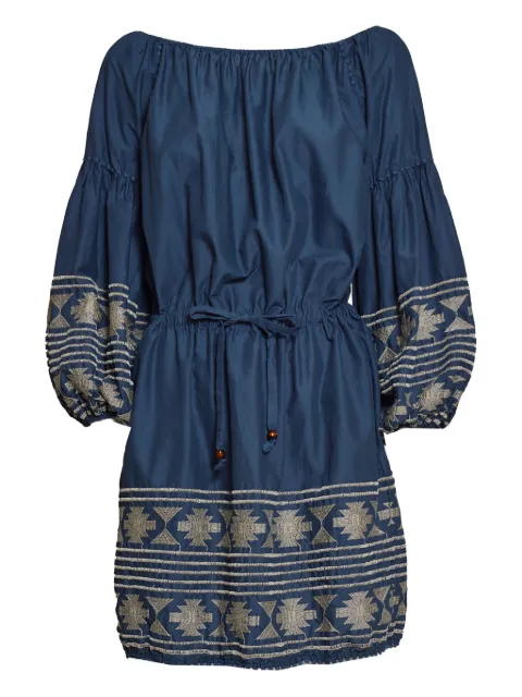 Bazar Deluxe embroidered mini dress