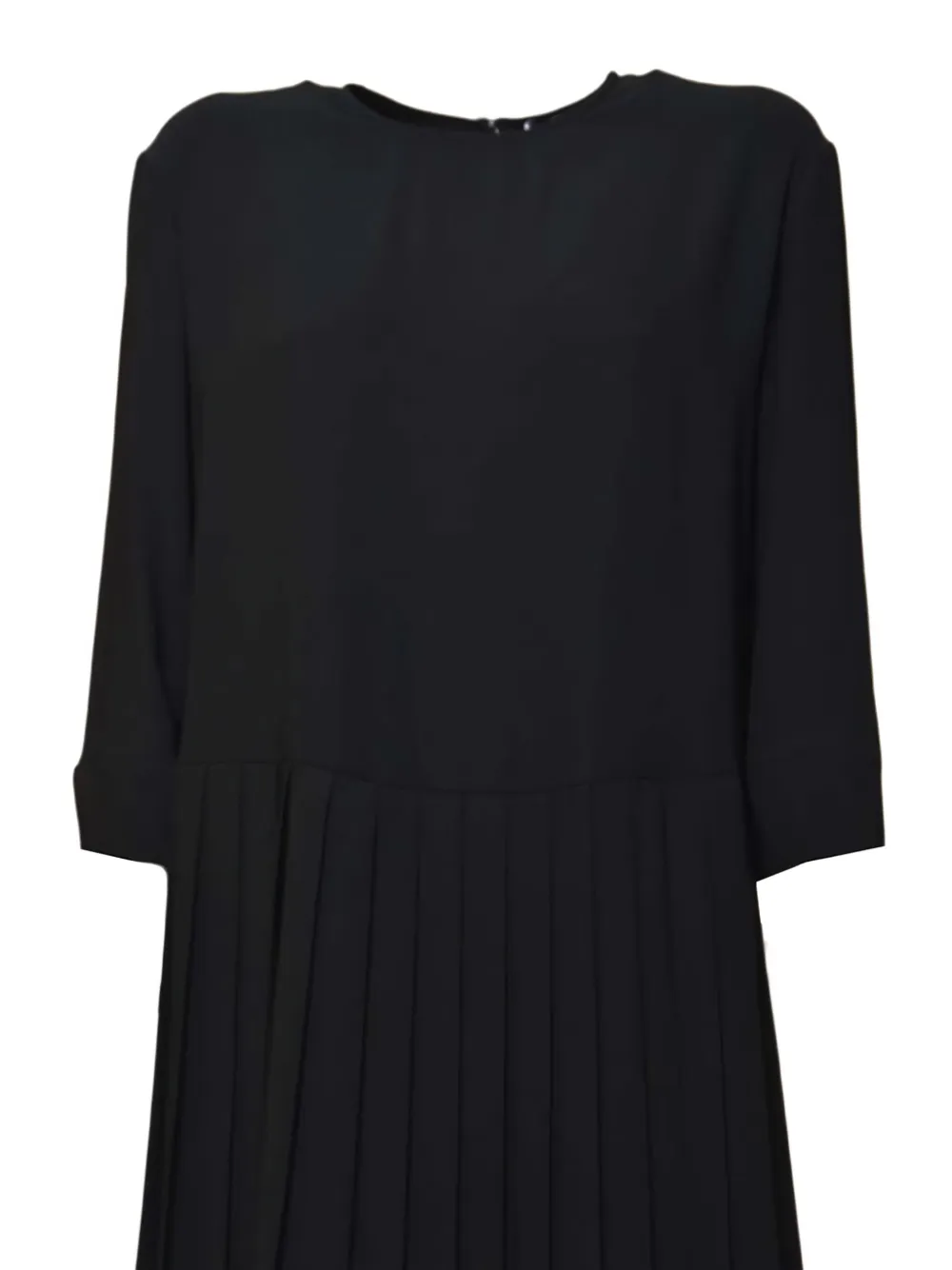 ASPESI Geplooide jurk Zwart