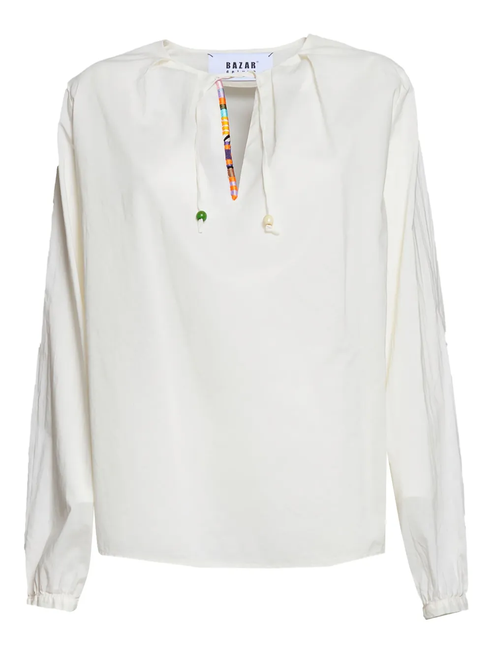 BAZAR DELUXE V-NECK BLOUSE