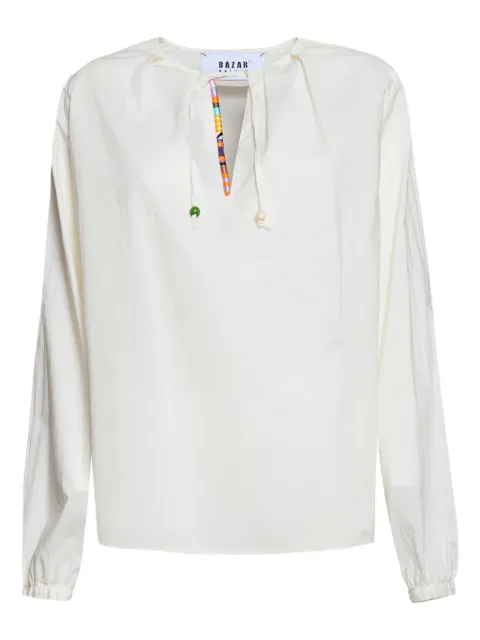 Bazar Deluxe blusa con cuello en V