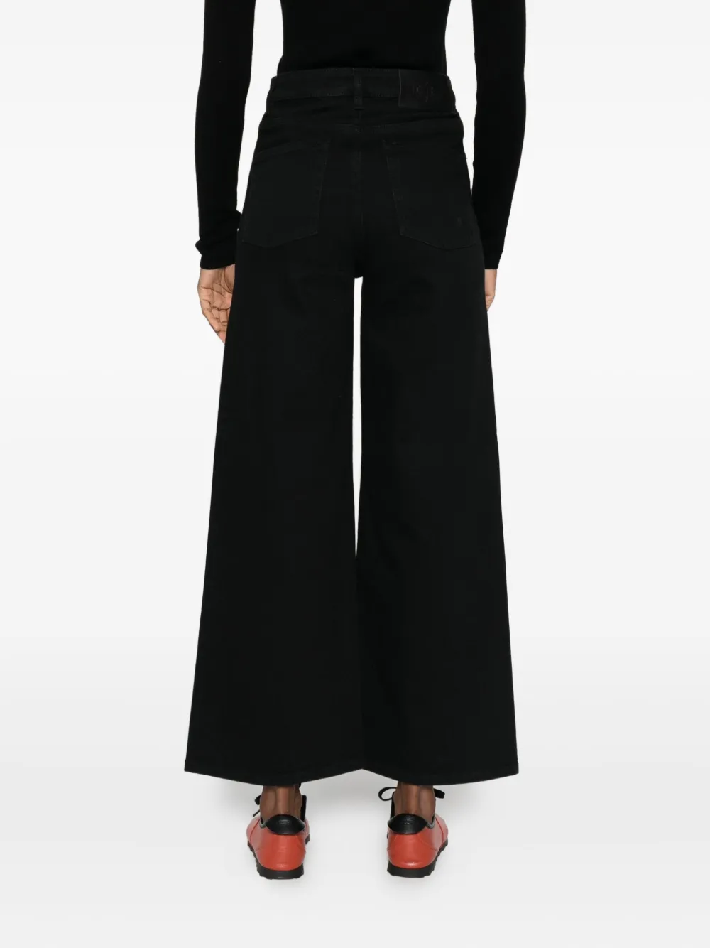 Maje Jeans met klepzak Zwart