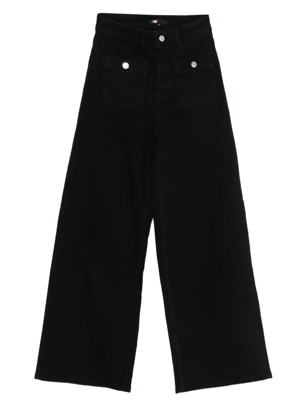 Maje flap-pocket jeans | Black | Image 1