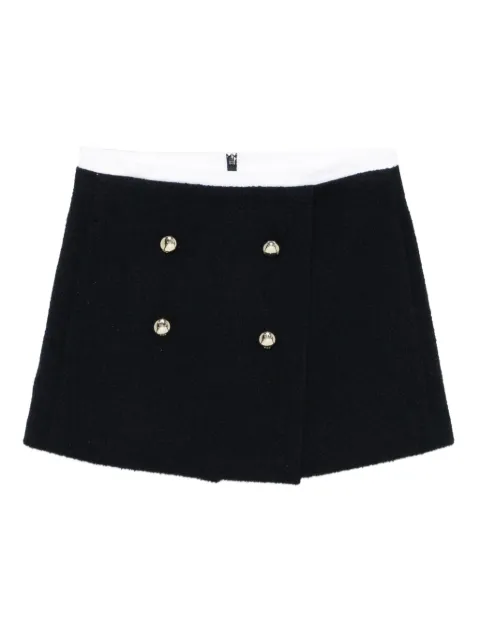 Maje double-breasted button-detail shorts