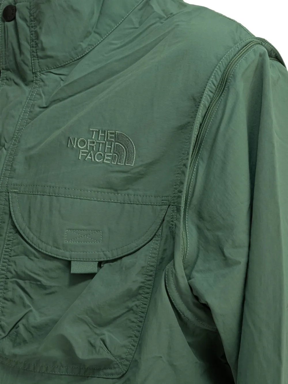 The North Face Jack met meerdere zakken en lange mouwen Groen