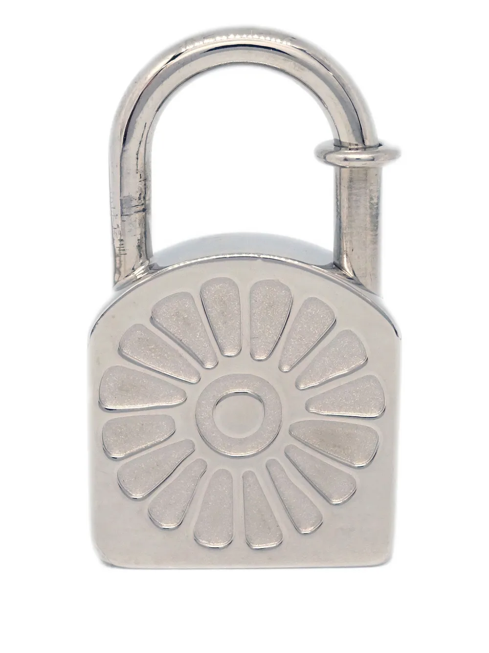 Hermès Pre-Owned 1994 Limited Sunflower Soleil カデナ チャーム - シルバートーン Hermès Pre-Owned 1994 Limited Sunflower Soleil カデナ チャーム - シルバートーン