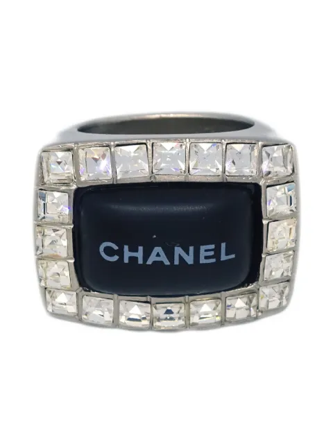 CHANEL Pre-Owned 2000 logo-embellished ring