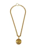 CHANEL Pre-Owned 1994 CC-medallion necklace - Gold