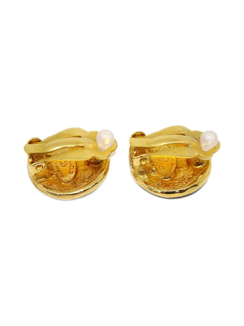 Pre-owned Chanel 1990-2000s Logo-embossed Earrings