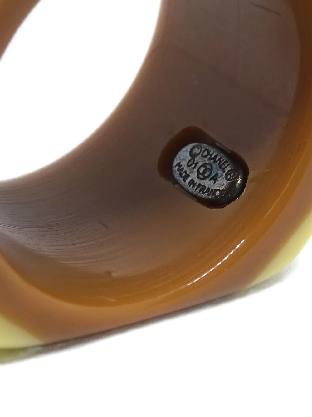 Pre-owned Chanel 2001 Cc-logo Ring