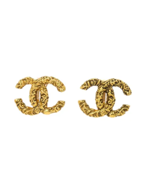 CHANEL Pre-Owned Orecchini a clip CC 1993