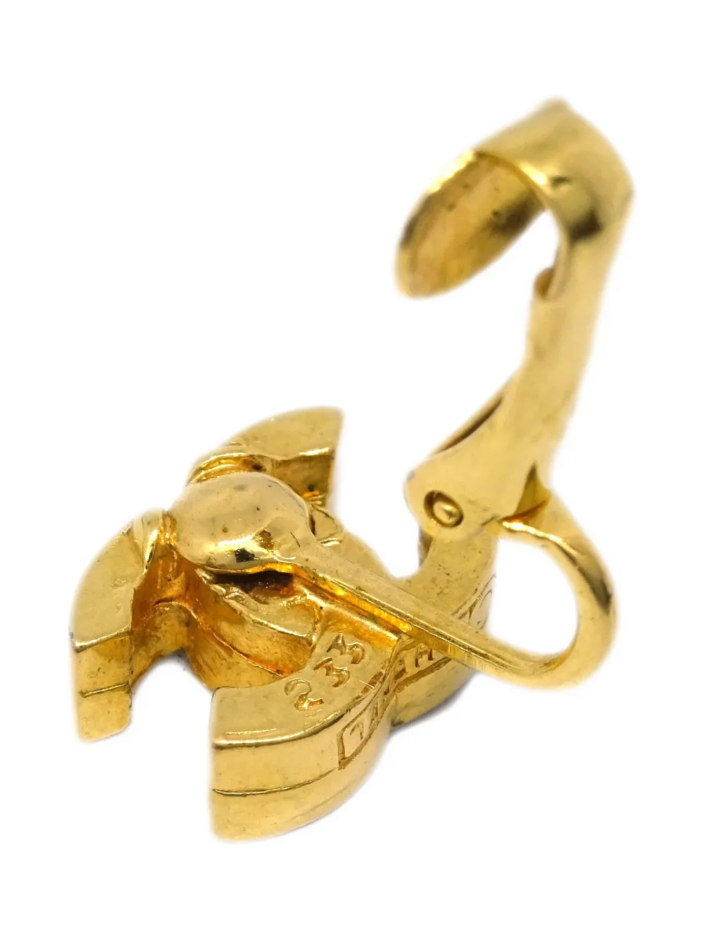 Pre-owned Chanel 1990-2000s Cc-logo Clip-on Earrings