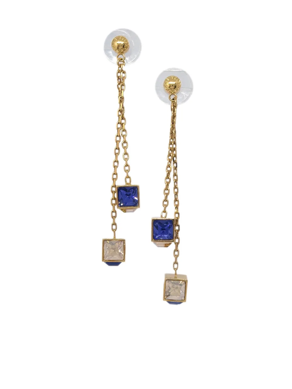 Louis Vuitton Pre-Owned 2013 Gamble Dangle earrings | Gold | Image 1
