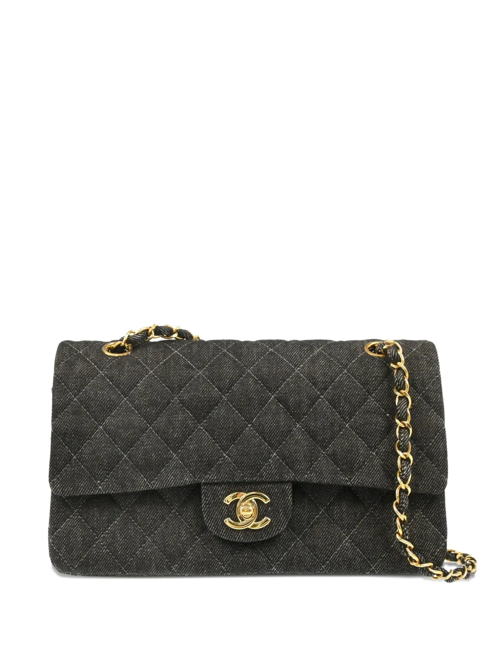 CHANEL Pre-Owned 1998 medium Double Flap shoulder bag | Black | Image 1