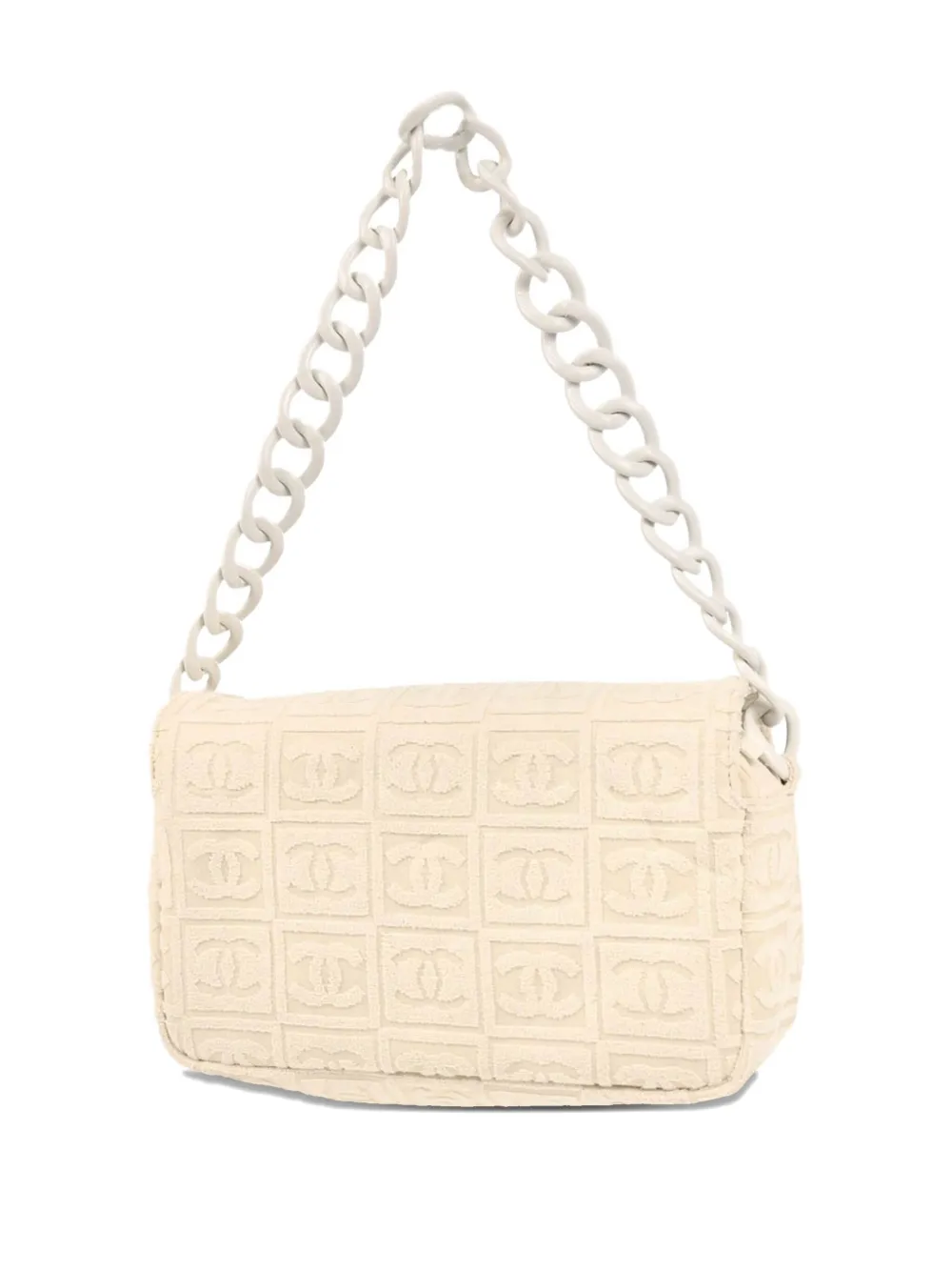 Pre-owned Chanel 2002 Cc-jacquard Shoulder Bag