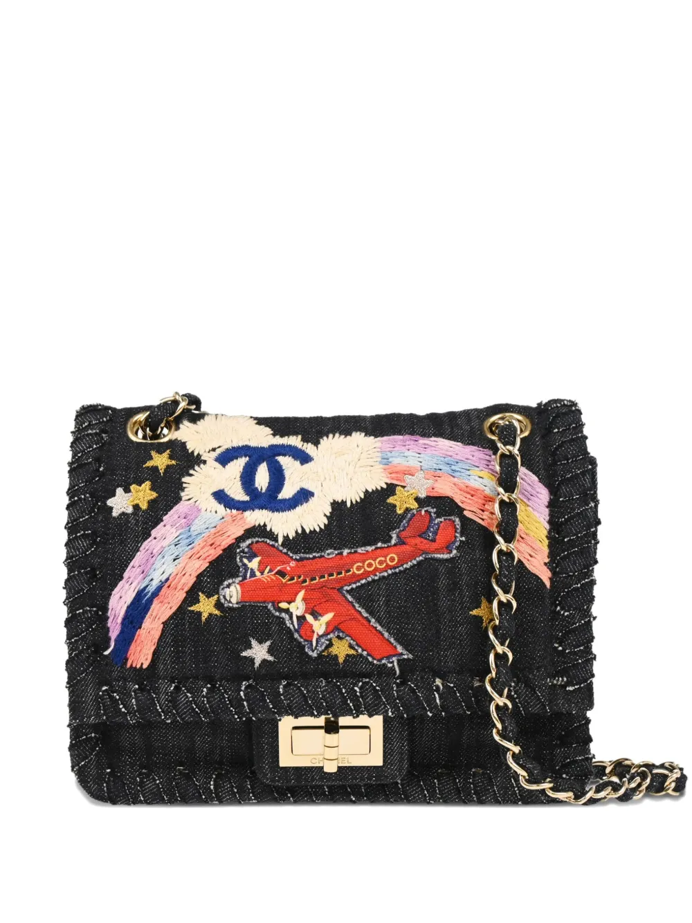 CHANEL Pre-Owned Borsa a spalla 2.55 Night Flight 2006 - Blu