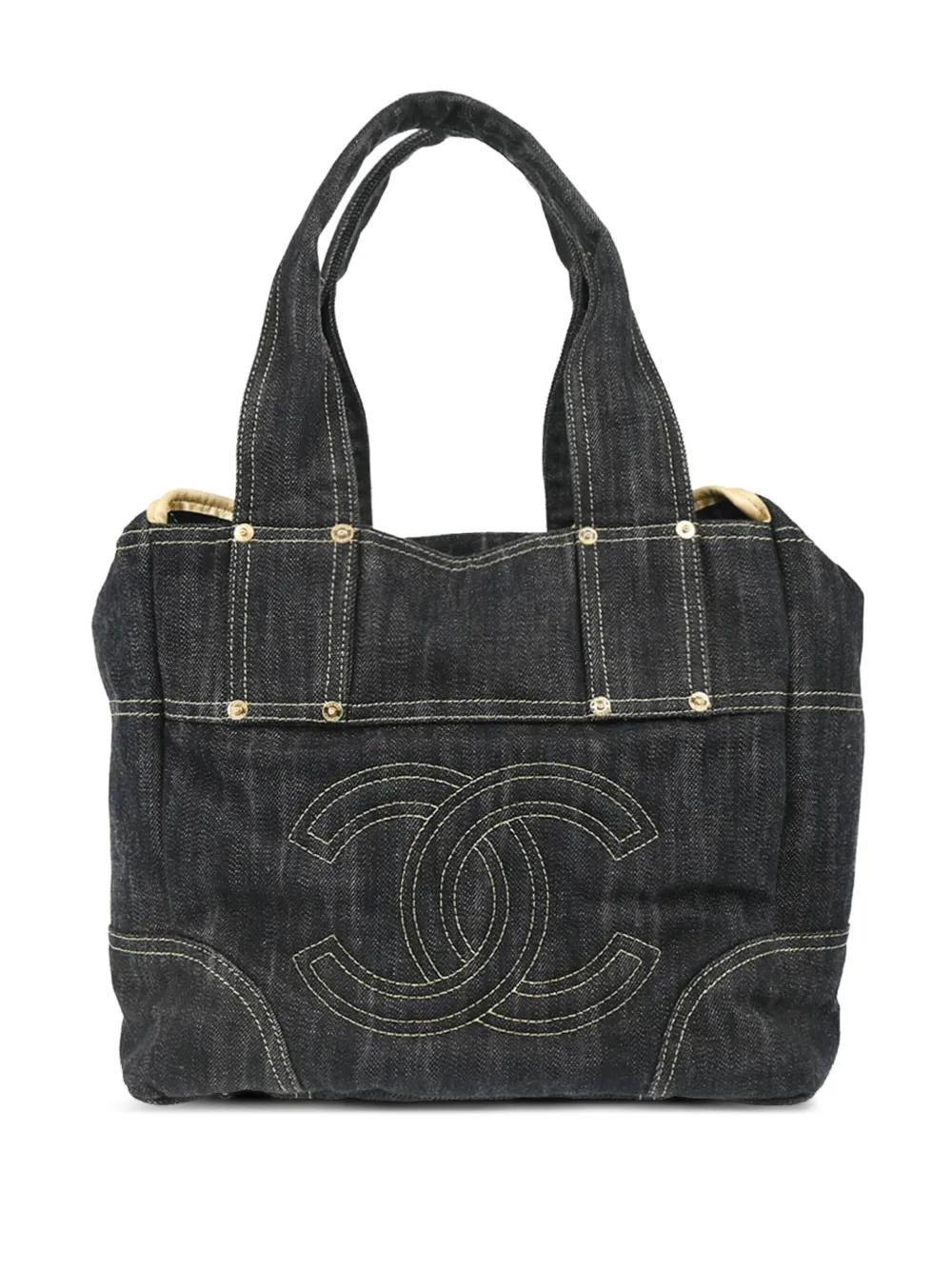 CHANEL Pre-Owned 2006 デニムハンドバッグ - ブルー CHANEL Pre-Owned 2006 デニムハンドバッグ - ブルー