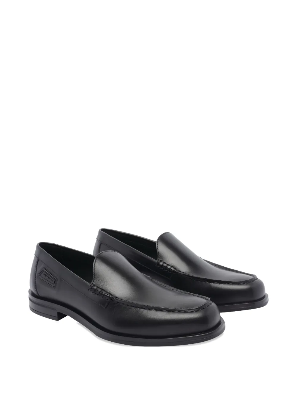 Stuart Weitzman leather loafers Black
