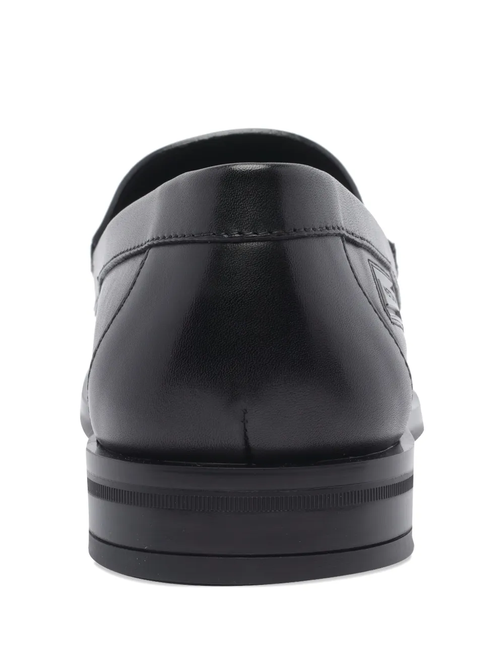 Stuart Weitzman leather loafers Black