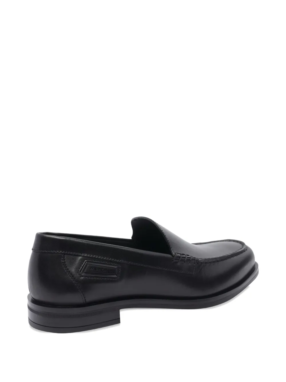 Stuart Weitzman leather loafers Black