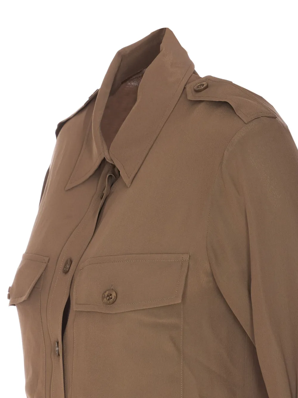 LIU JO Blouse met epauletten Bruin