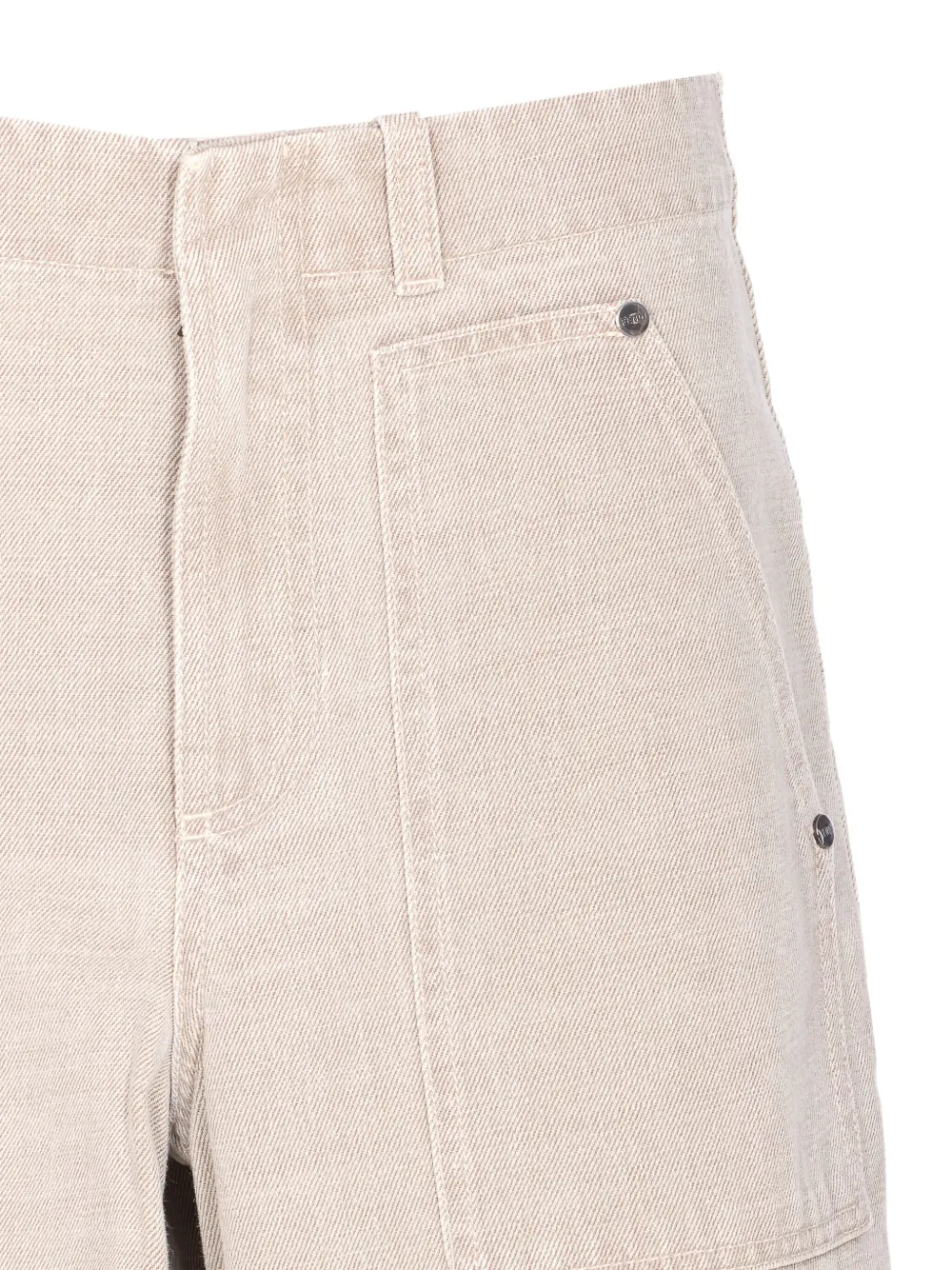 Shop Fendi Logo-patch Jeans
