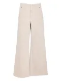 FENDI logo-patch jeans - Neutrals