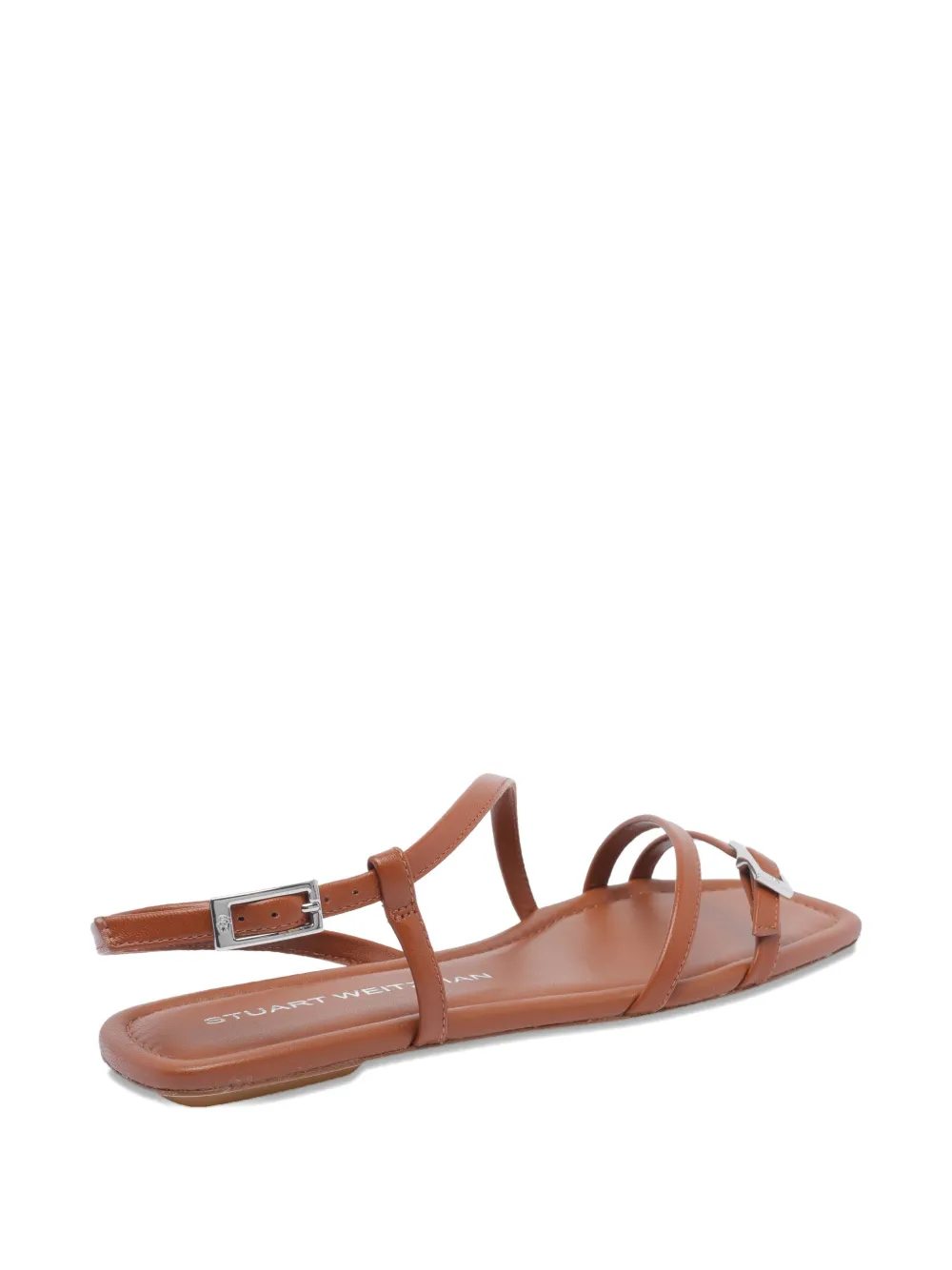Stuart Weitzman Georgie flat sandals Brown