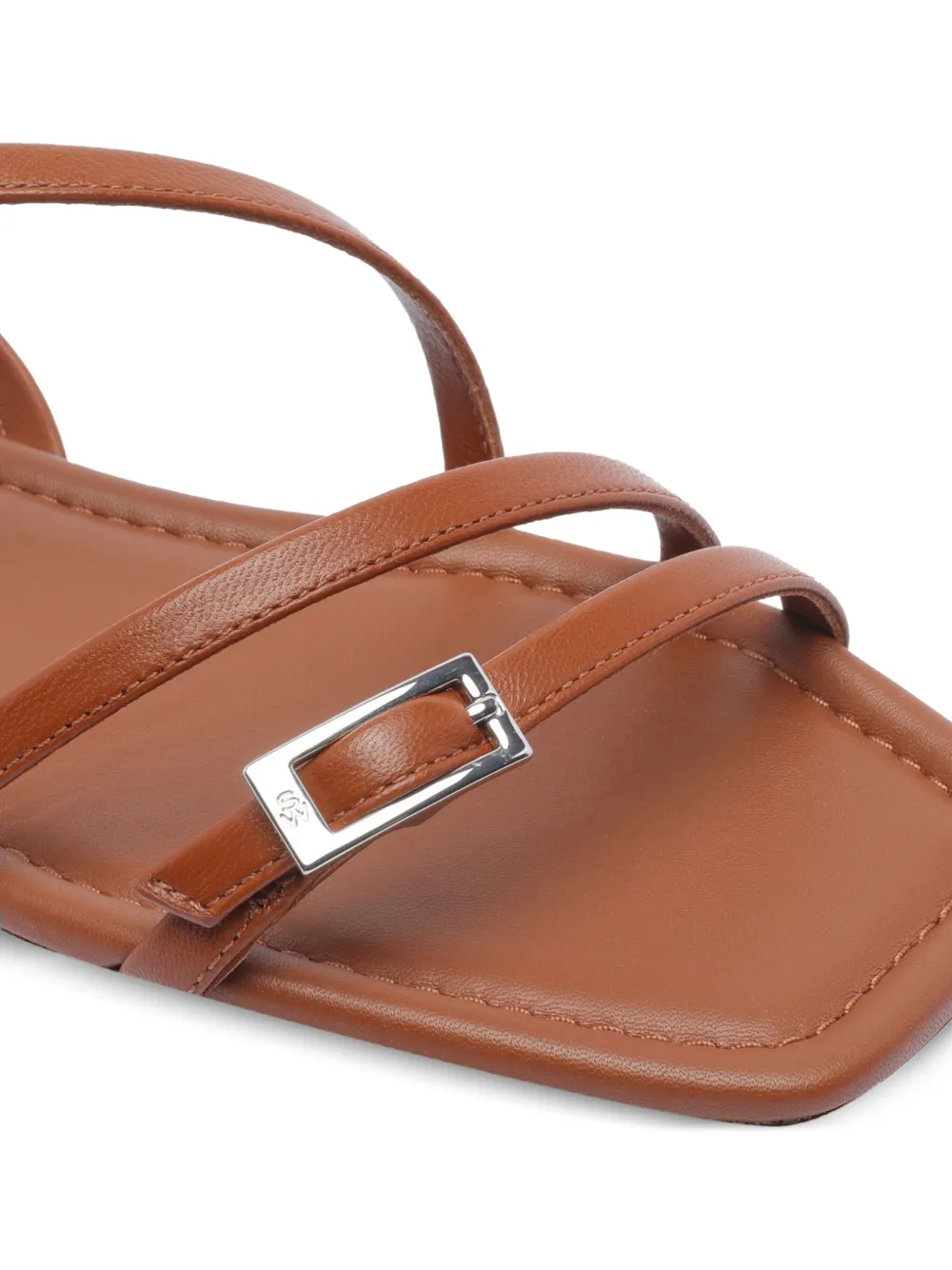 Stuart Weitzman Georgie flat sandals Brown